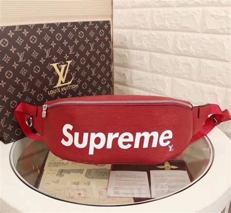 supreme louis vuitton waist bag replica|supreme Louis Vuitton backpack.